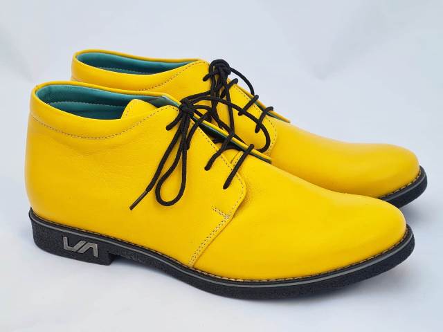 Pantofi dama piele galbeni Dana biashoes.ro imagine reduceri